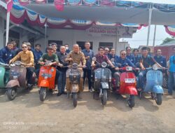 Komunitas Scooter Kotabumi Lampung Utara, Berikan Dukungan Terhadap Bacabup Hamartoni Ahadis Maju Dalam Kontestasi Pemilihan Bupati
