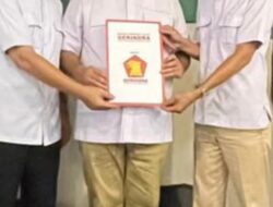 Resmi DPP Partai Gerindra Berikan Rekomendasi Pengusungan Hamartoni Dan Romli Pada Pilkada Lampura