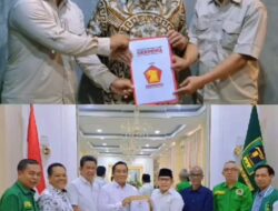 Resmi Dua Partai Gerindra dan PPP Serahkan SK Kepada Pasangan Calon Bupati Kabupaten Oku Selatan INOPA