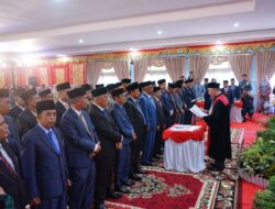 Dari 40 Anggota DPRD Padang Pariaman Diambil Sumpah Oleh Ketua Pengadilan Negeri Pariaman Hanya Ada 16 Anggota DPRD yang Lama