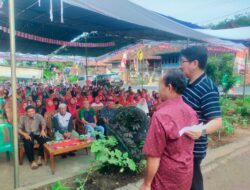 Hamartoni Ahadis Kukuhkan Tim Pemenangan DiAbung Kunang Dan Sampaikan VISI MISI Kedepan