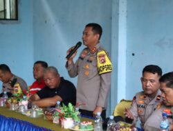 Kunjungan Kapolres OKI ke Posko Karhutla Desa Terusan Jawa: Perkuat Upaya Pencegahan dan Pemadaman Api