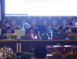DPRD Way Kanan Laksanakan Rapat Paripurna Pengambilan Sumpah Janji Anggota DPRD Masa Bakti 2024 – 2029