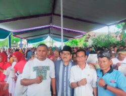 Cabup Lampura Hamartoni Ahadis Hadiri Pengajian Rutin Dan Silahturahmi Dengan Masyarakat Purba Sakti Abung Surakarta