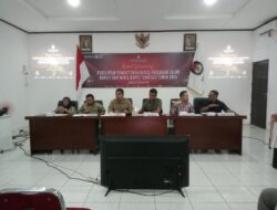 KPU Kabupaten Sanggau Rapat Koordinasi Tahapan Persiapan Pendaftaran Bakal Pasangan Calon Bupati dan Wakil Bupati Sanggau