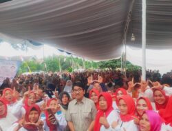 Cabup Hamartoni Ahadis Lantik Korcam,Kordes Abung Timur Dan Sampaikan Sejumlah Program Jika Menjadi Bupati