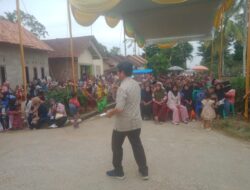 Mardiana,Aim, ajak warga Abung Surakarta menangkan hamartoni Bupati Lampung Utara