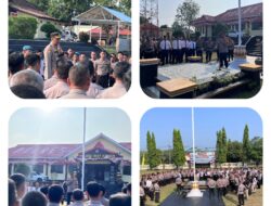 Apel Perdana, Kapolres Way Kanan Jalin Kedekatan Personel Tingkatkan Kamtibmas