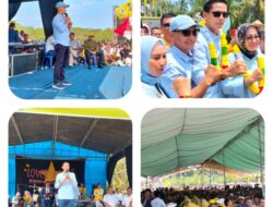 Tugu Mungkus Perbatasan Bumi Se’ase Seijean-BS, & Lapangan Bola Kaki Coko Enau Saksi Nyata Ribuan Masa Pendukung Bapaslon Gusril-Hamid