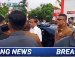 Warga Lampung Utara Sambut Kunjungan Presiden Jokowi ke Pasar Sentral Kotabumi