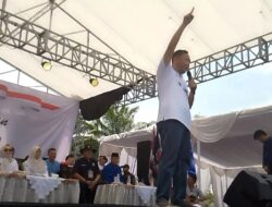 Pasangan Cabup, cawabup Hamartoni Ahadis – Romli lakukan deklarasi