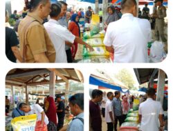 Polres Way Kanan Cek Harga Komoditi Pangan di Pasar Km 2 Blambangan Umpu