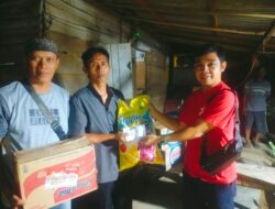Bentuk Kepedulian Cabup – Cawabup Lampura Hamartoni – Romli Berikan Bantuan Korban Kebakaran Rumah Di Desa Negara Ratu