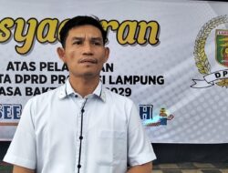 Tasyaquran Yusee Sogoran, SH atas pelantikan sebagai Anggota DPRD Provinsi Lampung