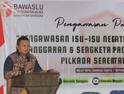 Badan Pengawas Pemilu Kabupaten Sanggau Menyelenggarakan Pengawasan Partisipatif