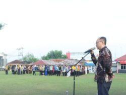 Staf Ahli Bidang Ekonomi dan Keuangan Pimpin Apel Harian di Lingkungan Sekretariat Daerah Kabupaten Lampung Utara