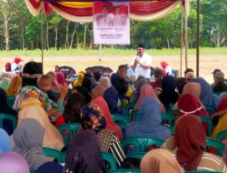Kehadiran Cabup Lampura Hamartoni Ahadis Di Desa Tulung Singkip Sangat Dinantikan Warga