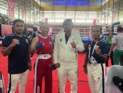 Pj. Bupati Lampung Utara Hadiri Pertandingan Semifinal Kickboxing, Beri Support kepada Atlet