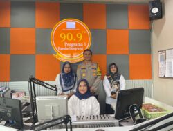 Dialog Polisi Menyapa di PRO 1 RRI Bandarlampung, Kapolres Perkuat Komunikasi dan Koordinasi di Way Kanan