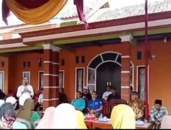 Romli S.Kom.MH Cawabup, Sapa Warga Dan Papar VISI MISI Didesa Karang Rejo Kecamatan Sungkai Selatan