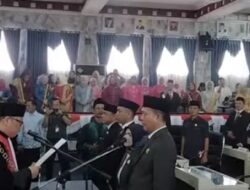 M.Yusrizal.ST. Dilantik Jadi Ketua DPRD Lampung Utara Periode 2024-2029