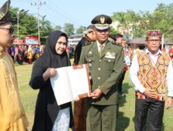 Kasdim 1204/Sanggau Hadiri Upacara Peringatan Hari Sumpah Pemuda ke-96 Kabupaten Sanggau