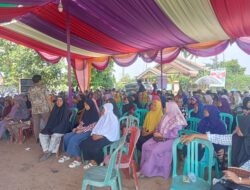 Saat Cabup Hamartoni Kampanye Di Desa Kalibalangan,Masyarakat Inginkan Infrastruktur Yang Baik Dan Bantuan Sosial Yang Tepat Sasaran