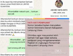 Pemberitahuan Penting: HATI-HATI PENIPUAN!