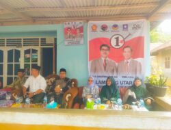 Mantapkan Para Pemilih,KH.Son Haji Aziz Dan Bunda Mery,S.ag Kampanyekan Cabup – Cawabup Hamartoni – Romli Di Desa Ulak Ata