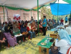 Cabup Hamartoni Sapa Warga Desa Negara Ratu