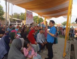 Cabup Hamartoni Kampanye dan Dialog Bersama Warga Desa Padang Ratu