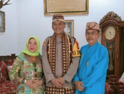 Ikroni Sunan Kemala Raja Tokoh Kampung sebelah Buay Pemuka Pangeran Udik Blambangan Umpu, sambut baik kunjungan Kapolres Way Kanan
