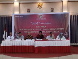 KPU Sanggau Gelar Rapat Debat Publik