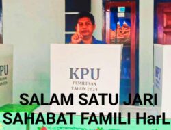 “Selamat” Tim Pemenangan Sahabat Family Hamartoni Sampaikan Rasa Syukur