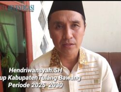 Menurut Hendriwansyah Cabup Nomor Urut 3, Kabupaten Tulang Bawang Saat Ini Dalam Tidak Baik Kondisinya,Perlu dilakukan Pembenahan