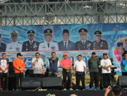 MERIAH DAN SPEKTAKULER FUN BIKE DAN SENAM BERSAMA DI STADION SUKUNG KOTABUMI DIPADATI RIBUAN PESERTA