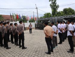 Operasi Mantap Praja Krakatau, Polres Way Kanan Amankan Rekapitulasi Suara Hasil Pilkada 2024 di KPU