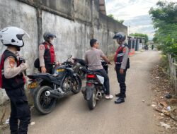 Pasca Pleno Pilkada 2024 Tingkat Kabupaten, Polres Lampung Utara Gelar Patroli