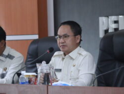 Sekda Saipul Sambut Tim Visitasi Emonev KI Provinsi Lampung Tahun 2024