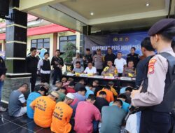 Akhir Tahun 2024, Kapolres Way Kanan Gelar Press Release Sampaikan Capaian Kinerja