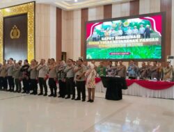 Pj Bupati Lampung Utara dan Forkopimda Hadiri Rakor Gugus Tugas Ketahanan Pangan di Polda Lampung