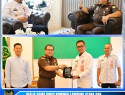 Dinas Komunikasi dan Informatika Melaksanakan Penandatanganan Perjanjian Kerja Sama dengan Kejaksaan Negeri Lampung Utara