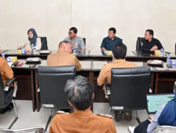 Sekda Kabupaten Lampung Selatan, Intji Indriati menerima audiensi Kepala Kantor Pelayanan Pajak Pratama Natar