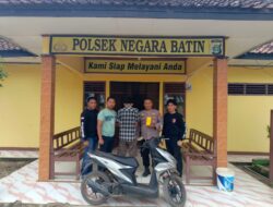 Curat di Negara Batin, Polsek Negara Batin Bekuk Diduga Pelaku Curi Motor dan HP