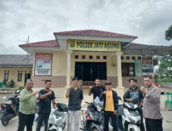 Penemuan 3 Sepeda Motor Diduga Hasil Pencurian oleh Polsek Jati Agung