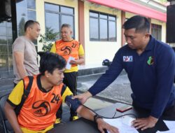 Polres Way Kanan Gelar Tes Kesamaptaan Jasmani Dan Ujian Beladiri Polri Tahun 2025