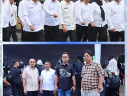 Bupati dan Wakil Bupati Terpilih Lampung Utara Mengikuti Gladi Persiapan Pelantikan Kepala Daerah Serentak