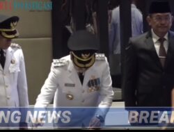 Serah Terima Jabatan dari PJ Ke Bupati Definitif Lampura