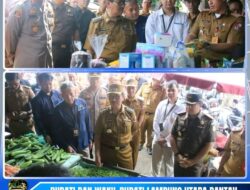 Bupati dan Wakil Bupati Lampung Utara Tinjau Ketersediaan dan Harga Bahan Pokok