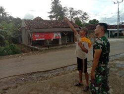 Anggota Satgas TMMD ke 123 Kodim 0412/LU Pantau Situasi Pasca Hujan di Lokasi Desa Subik